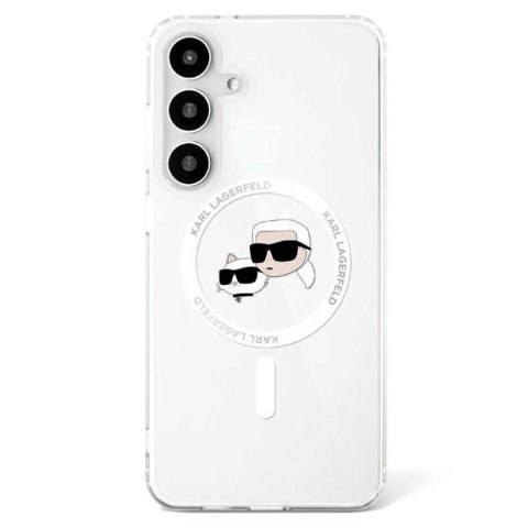 Karl Lagerfeld nakładka HC Magnetic IML Metal KC Heads do Samsung Galaxy S25 biała Karl Lagerfeld nakładka HC Magnetic IML Metal KC Heads do Samsung Galaxy S25 biała