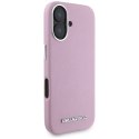 Karl Lagerfeld nakładka Hardcase MagSafe FW Saffiano Metal Logo do iPhone 16 6,1" Różowa