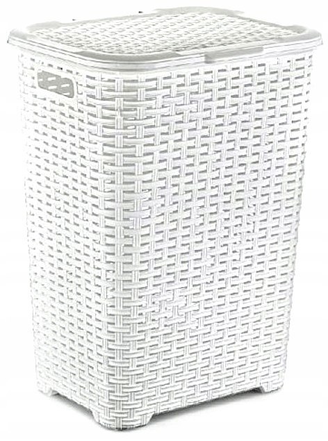 Kosz na bieliznę RATTAN 45l-biały 400x316x550 Katex Kosz na bieliznę RATTAN 45l-biały 400x316x550 Katex