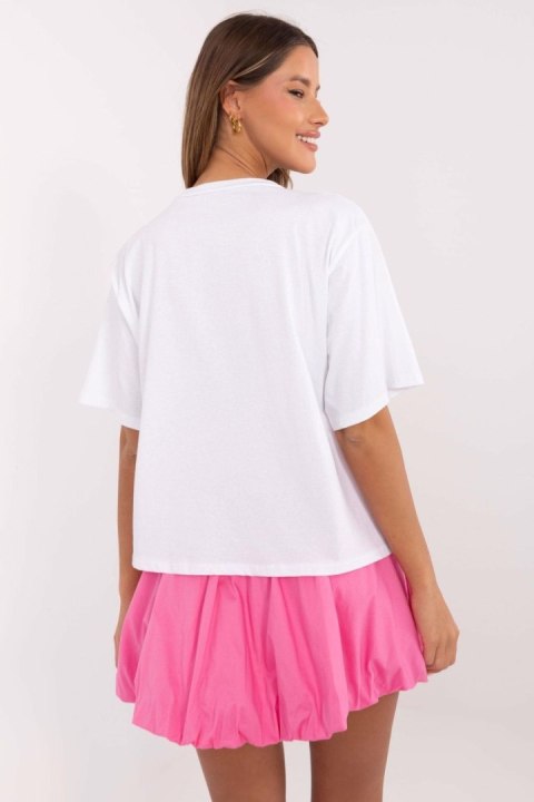 T-shirt Damski Model MI-TS-M745.33 White - Italy Moda T-shirt Damski Model MI-TS-M745.33 White - Italy Moda