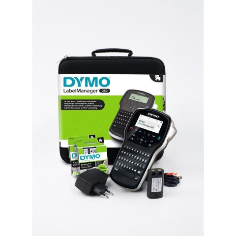 DYMO LabelManager 280 zestaw walizkowy, klawiatura QWERTY 2091152 DYMO DYMO LabelManager 280 zestaw walizkowy, klawiatura QWERTY 2091152 DYMO