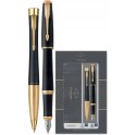 Komplet URBAN DUO długopis+pióro wieczne czarny mat GT PARKER 2093381 PARKER