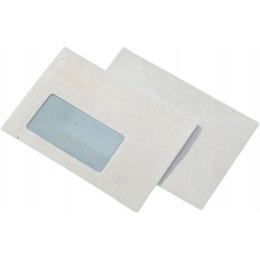 Koperta C6 SK biała 75g.okno lewe 45x90mm 1000szt.NC samoklejąca 11021300 NC KOPERTY