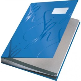 Książka do podpisu LEITZ niebieski 18 przegródek 57450035 LEITZ