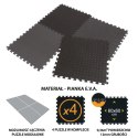 MATA PUZZLE POD SPRZĘT FITNESS KPL 4SZT 60X60X1,2CM EB FIT EB FIT
