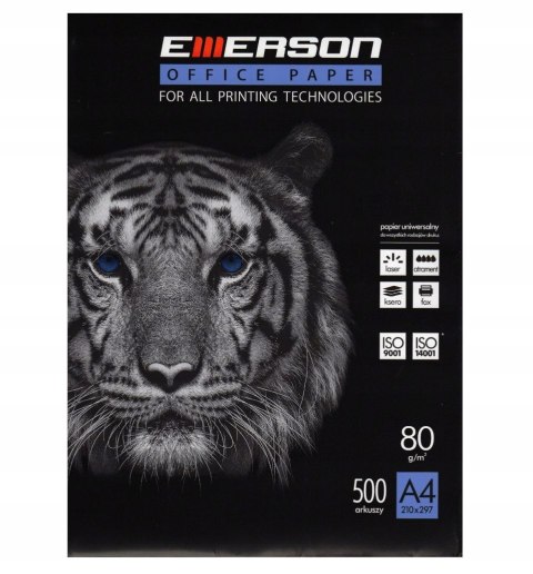 Papier ksero A4 80g EMERSON TIGER (5ryz) klasa białości C EMERSON Papier ksero A4 80g EMERSON TIGER (5ryz) klasa białości C EMERSON