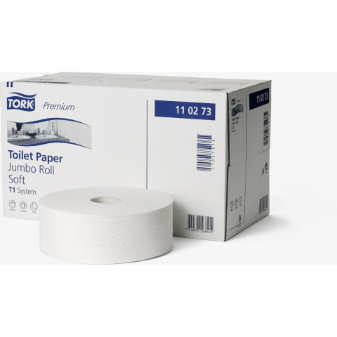 Papier toaletowy TORK T1 biały 9,7cm*360m 2w (6) JUMBO MAXI 110273 TORK Papier toaletowy TORK T1 biały 9,7cm*360m 2w (6) JUMBO MAXI 110273 TORK