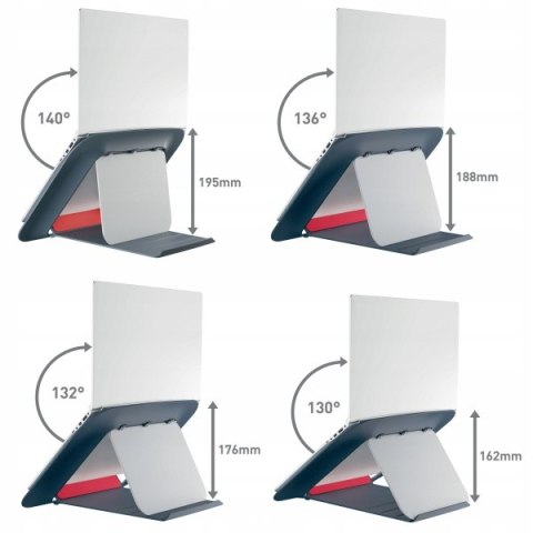Podstawka pod laptopa Ergo Cosy szara 64260089 LEITZ LEITZ Podstawka pod laptopa Ergo Cosy szara 64260089 LEITZ LEITZ
