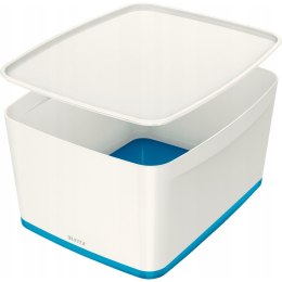 Pojemnik MyBOX duży z pokrywką biało-niebieski LEITZ 52161036 LEITZ