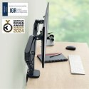 Ramię do monitora podwójne Ergo ciemnoszare 65370089 LEITZ LEITZ