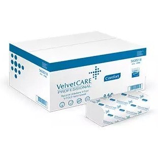 Ręcznik biały AFH VELVET ZZ V-FOLD 3000 składek 2warstwy 23x25cm celuloza 5600016/5600041/5600044 VELVET CARE PROFESSIONAL Ręcznik biały AFH VELVET ZZ V-FOLD 3000 składek 2warstwy 23x25cm celuloza 5600016/5600041/5600044 VELVET CARE PROFESSIONAL