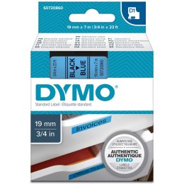 Taśma czarny nadruk na niebieskim 19mm x 7m DYMO S0720860 DYMO