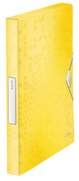 Teczka z gumką LEITZ WOW 30mm 250k A4 żółta 46290016 LEITZ