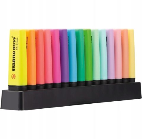 Zakreślacz STABILO BOSS 15kol. w etui 7015-01-5 STABILO Zakreślacz STABILO BOSS 15kol. w etui 7015-01-5 STABILO