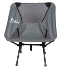 FOTEL TURYSTYCZNO PLAŻOWY SZARY 58 X 52 X 64 CM Enero Camp