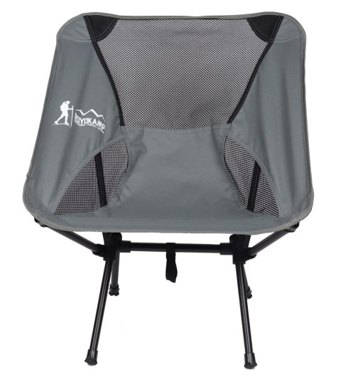 FOTEL TURYSTYCZNO PLAŻOWY SZARY 58 X 52 X 64 CM Enero Camp FOTEL TURYSTYCZNO PLAŻOWY SZARY 58 X 52 X 64 CM Enero Camp