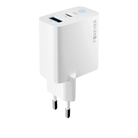 Forever ładowarka sieciowa GaN PD QC TC-06-65AC 1x USB-C 1x USB 65W biała TelForceOne S.A. Forever ładowarka sieciowa GaN PD QC TC-06-65AC 1x USB-C 1x USB 65W biała TelForceOne S.A.