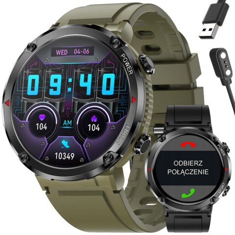 Gravity SMARTWATCH MĘSKI GRAVITY GT21-7 - BLUETOOTH CALL, DODATKOWY PASEK (sg025g) Gravity SMARTWATCH MĘSKI GRAVITY GT21-7 - BLUETOOTH CALL, DODATKOWY PASEK (sg025g)