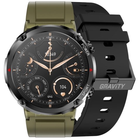 Gravity SMARTWATCH MĘSKI GRAVITY GT21-7 - BLUETOOTH CALL, DODATKOWY PASEK (sg025g) Gravity SMARTWATCH MĘSKI GRAVITY GT21-7 - BLUETOOTH CALL, DODATKOWY PASEK (sg025g)