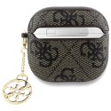 Guess nakładka do AirPods 4 4G Charm Collection Brązowa CG Mobile SAS