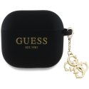 Guess nakładka do AirPods 4 Silicone 4G Charm Czarna CG Mobile SAS