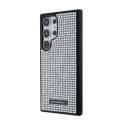 Karl Lagerfeld Rhinestone Metal Logo - Etui Samsung Galaxy S24 Ultra (srebrny) Karl Lagerfeld