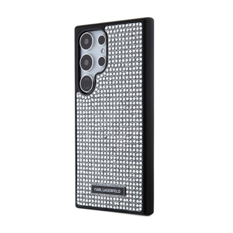 Karl Lagerfeld Rhinestone Metal Logo - Etui Samsung Galaxy S24 Ultra (srebrny) Karl Lagerfeld Karl Lagerfeld Rhinestone Metal Logo - Etui Samsung Galaxy S24 Ultra (srebrny) Karl Lagerfeld