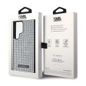 Karl Lagerfeld Rhinestone Metal Logo - Etui Samsung Galaxy S24 Ultra (srebrny) Karl Lagerfeld