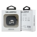 Karl Lagerfeld nakładka do AirPods 4 Silicone Karl&Choupette Head 3D Czarna CG Mobile SAS