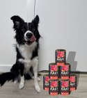 Karma Mokra Dla Psów RAFI z Wołowiną, Borówką i Żurawiną 400g - 48 szt. RAFI