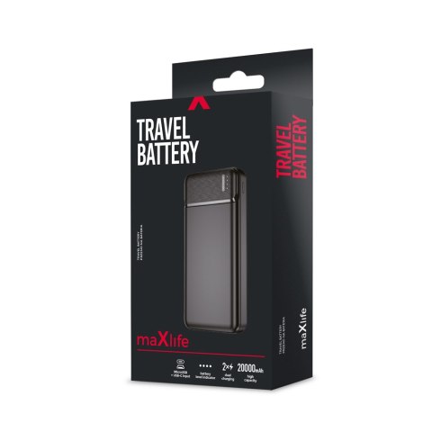 Maxlife power bank MXPB-01 20000 mAh czarny TelForceOne S.A. Maxlife power bank MXPB-01 20000 mAh czarny TelForceOne S.A.