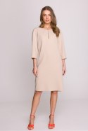 Sukienka Model S394 Beige - Stylove