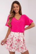 Szorty Damskie Model MI-SN-2718041.73 White/Pink - Italy Moda