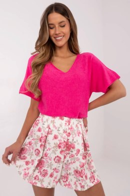 Szorty Damskie Model MI-SN-2718041.73 White/Pink - Italy Moda