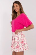 Szorty Damskie Model MI-SN-2718041.73 White/Pink - Italy Moda