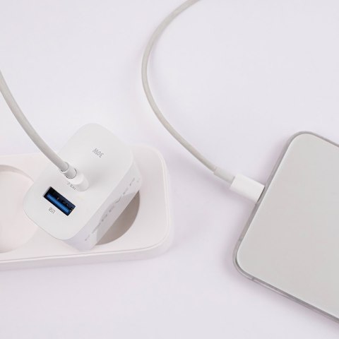 Forever ładowarka sieciowa PD QC TC-07-30AC 1x USB-C 1x USB 30W biała TelForceOne S.A. Forever ładowarka sieciowa PD QC TC-07-30AC 1x USB-C 1x USB 30W biała TelForceOne S.A.