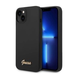 Guess Silicone Vintage - Etui iPhone 14 (czarny) Guess