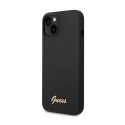 Guess Silicone Vintage - Etui iPhone 14 (czarny) Guess