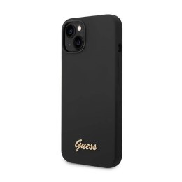 Guess Silicone Vintage - Etui iPhone 14 (czarny) Guess