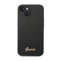 Guess Silicone Vintage - Etui iPhone 14 (czarny) Guess