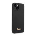 Guess Silicone Vintage - Etui iPhone 14 (czarny) Guess