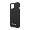 Guess Silicone Vintage - Etui iPhone 14 (czarny) Guess