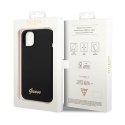 Guess Silicone Vintage - Etui iPhone 14 (czarny) Guess