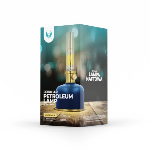 Lampa naftowa Retro LED niebieska FLR-35 Forever Light TelForceOne S.A. Lampa naftowa Retro LED niebieska FLR-35 Forever Light TelForceOne S.A.