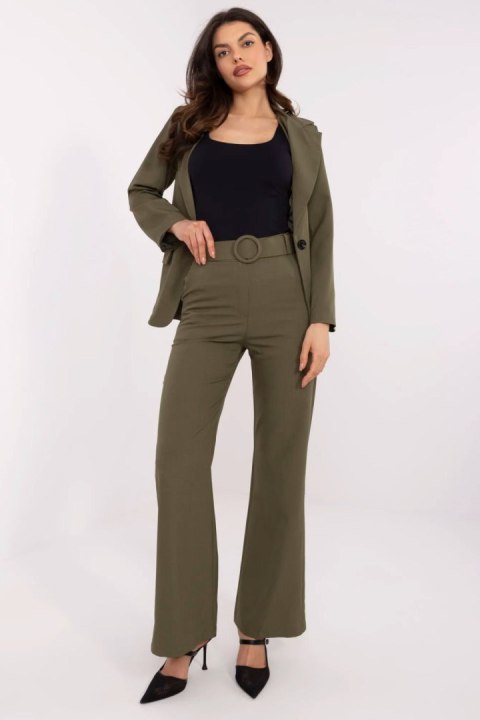 Spodnie Damskie Model DHJ-SP-18737.08 Khaki - Italy Moda Spodnie Damskie Model DHJ-SP-18737.08 Khaki - Italy Moda
