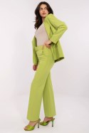 Spodnie Damskie Model DHJ-SP-18737.08 Limonka - Italy Moda