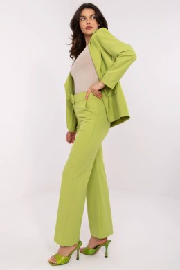 Spodnie Damskie Model DHJ-SP-18737.08 Limonka - Italy Moda