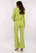 Spodnie Damskie Model DHJ-SP-18737.08 Limonka - Italy Moda