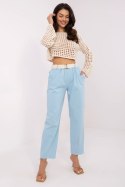 Spodnie Damskie Model DHJ-SP-20506.79 Light Blue - Italy Moda
