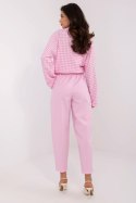 Spodnie Damskie Model DHJ-SP-8830.77 Light Pink - Italy Moda